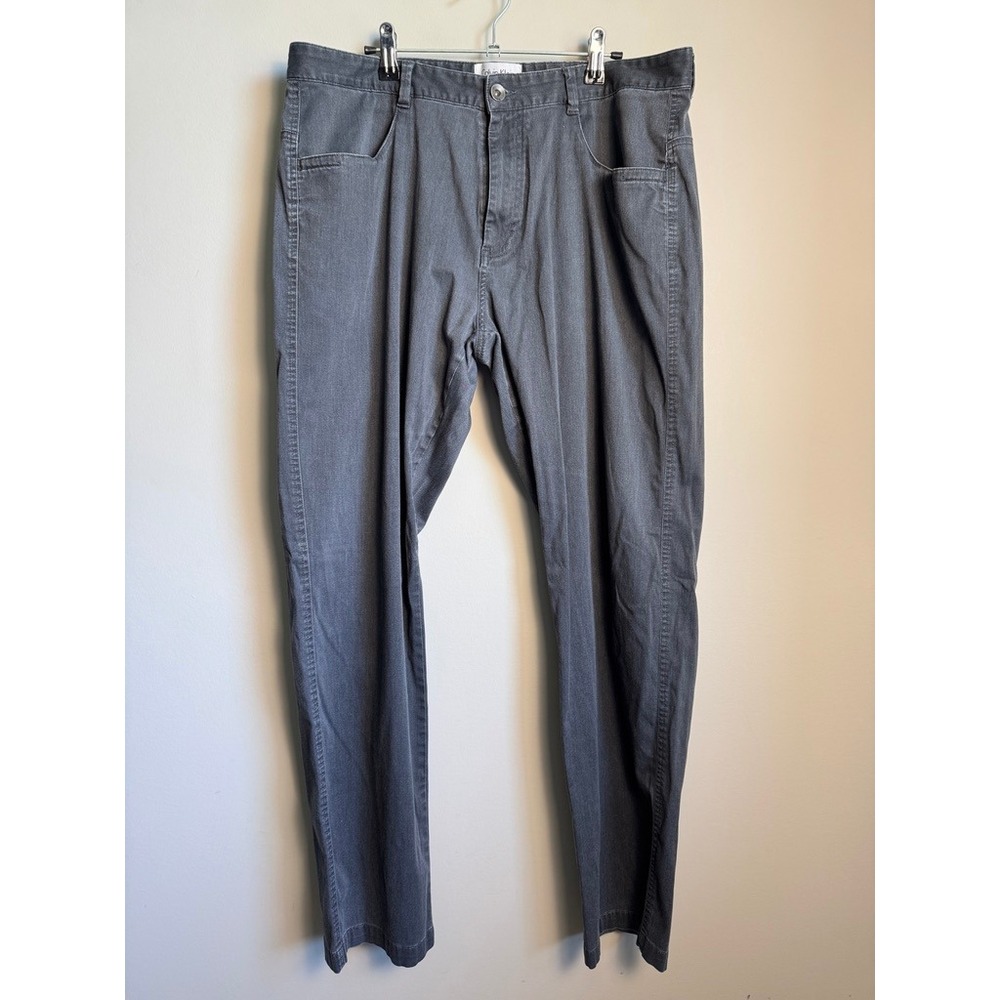 Calvin Klein Slim Fit Pants Mens 36x32 Gray Casual Workwear Everyday Essentials